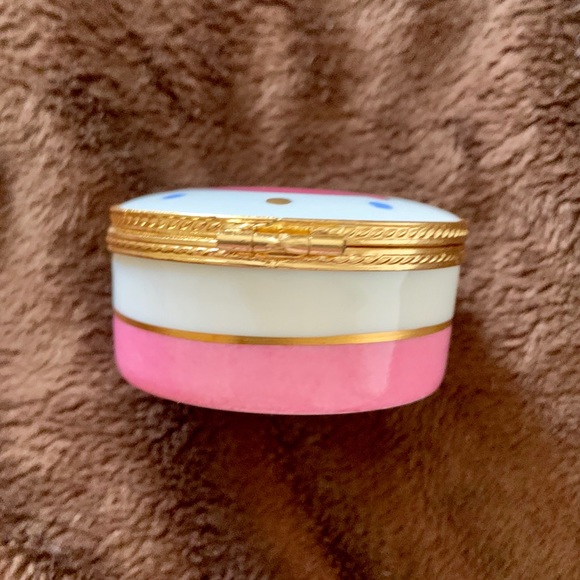 Tiffany & Co. Limoges France Pink Pig Trinket Box - Picture 5 of 6